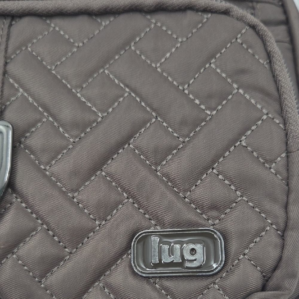 Lug Carousel Quilted Messenger Bag in Walnut NWT - Picture 7 of 16